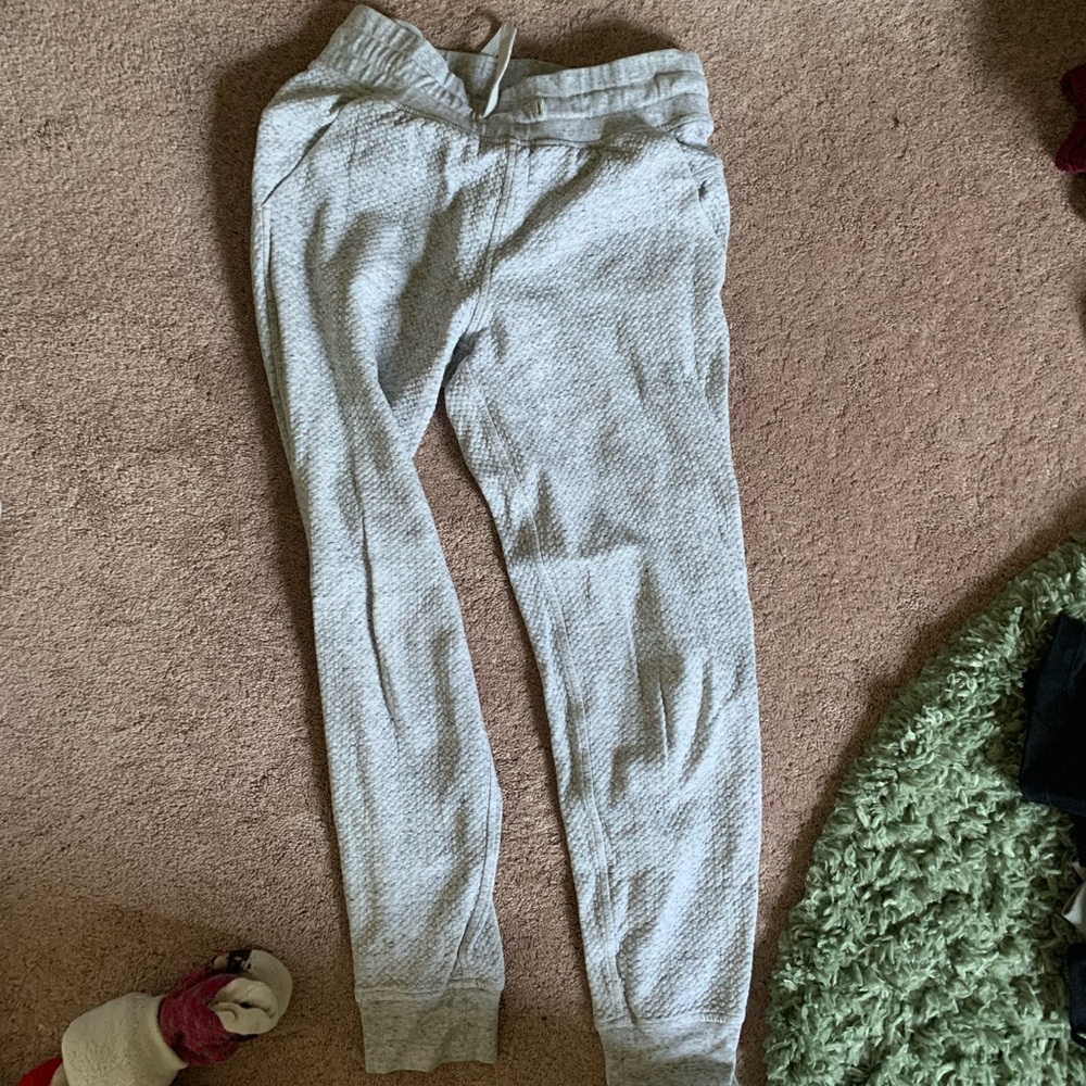 Lululemon Athletica Gray Textured Joggers